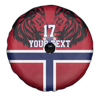 Custom Norway Football Spare Tire Cover Lion Sporty Style