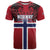 Custom Norway Football T Shirt Lion Sporty Style