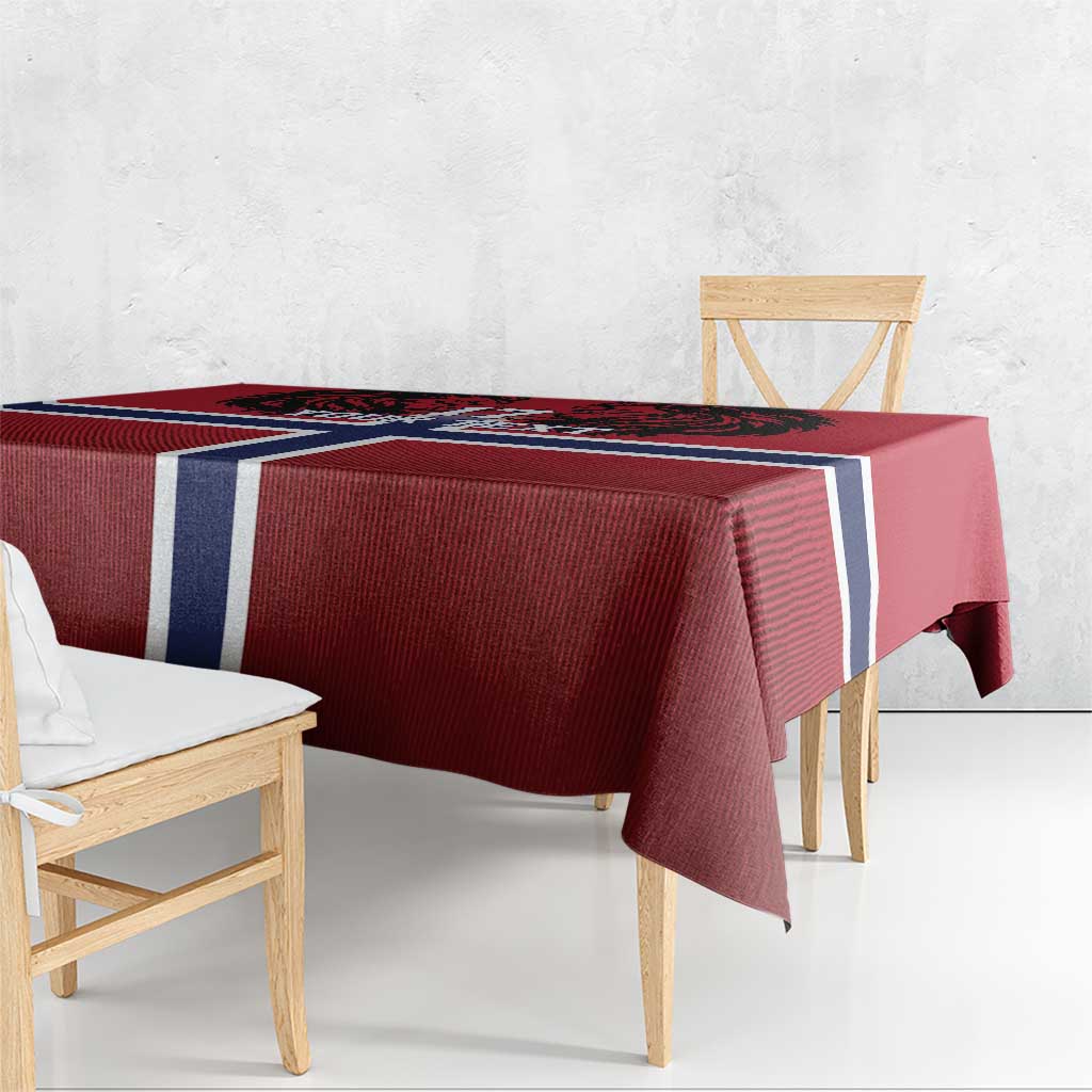 Custom Norway Football Tablecloth Lion Sporty Style