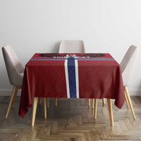 Custom Norway Football Tablecloth Lion Sporty Style