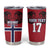 Custom Norway Football Tumbler Cup Lion Sporty Style