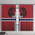 Custom Norway Football Window Curtain Lion Sporty Style
