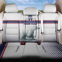 Norway Ice Hockey Custom Back Car Seat Cover Norge Polar Bears White Style