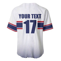 Norway Ice Hockey Custom Baseball Jersey Norge Polar Bears White Style