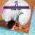 Norway Ice Hockey Custom Beach Blanket Norge Polar Bears White Style