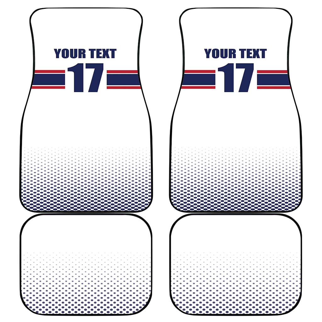 Norway Ice Hockey Custom Car Mats Norge Polar Bears White Style