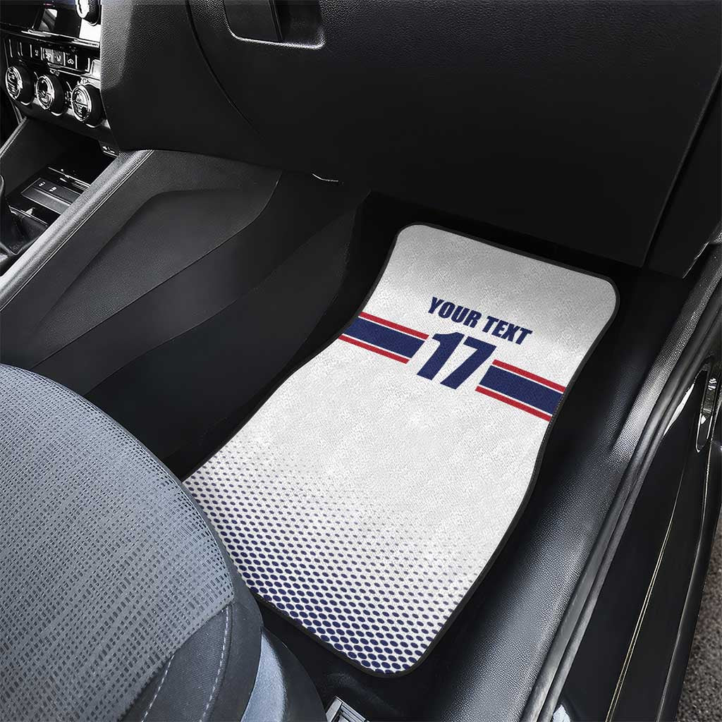 Norway Ice Hockey Custom Car Mats Norge Polar Bears White Style