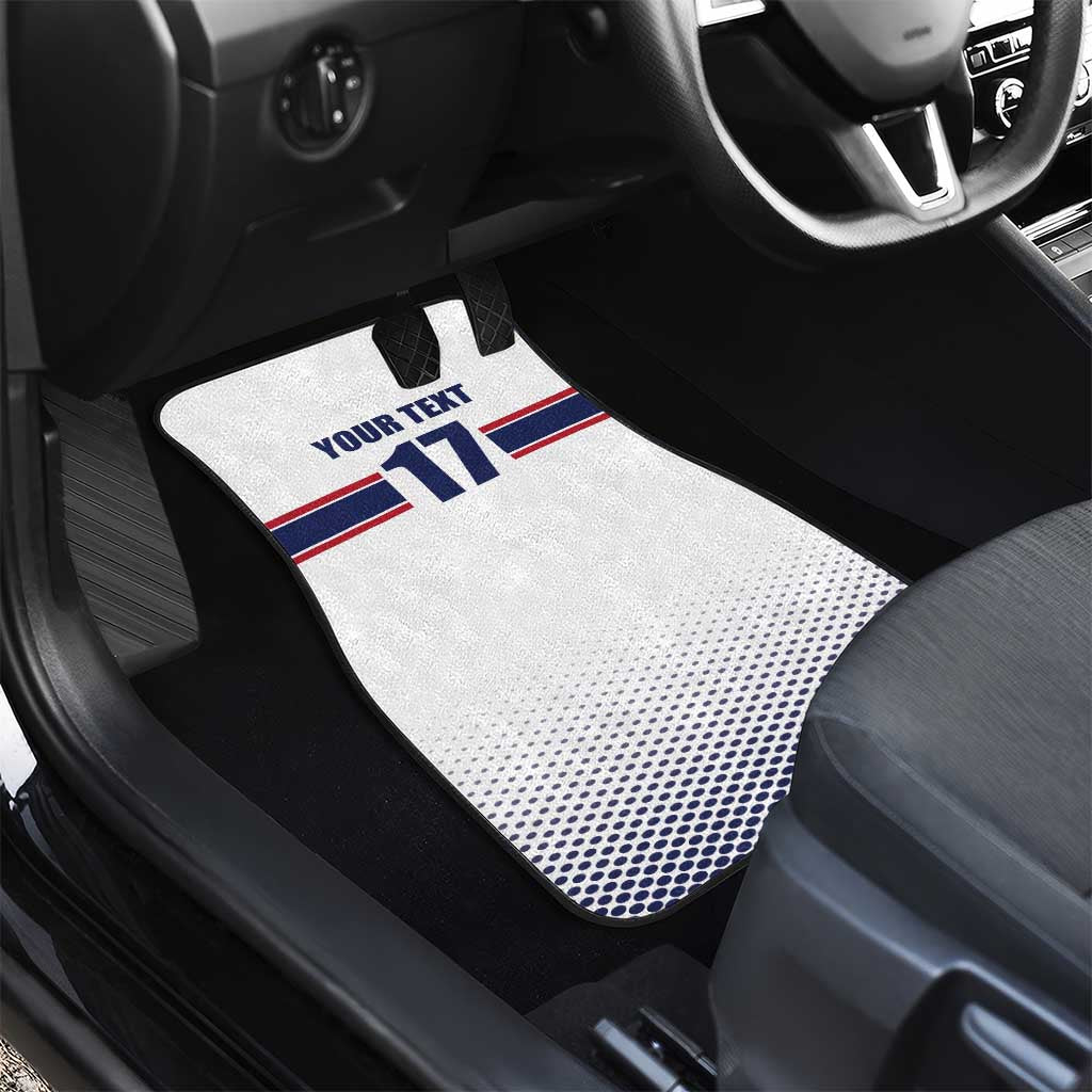 Norway Ice Hockey Custom Car Mats Norge Polar Bears White Style