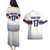 Norway Ice Hockey Custom Couples Matching Puletasi and Hawaiian Shirt Norge Polar Bears White Style