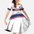 Norway Ice Hockey Custom Family Matching Long Sleeve Bodycon Dress and Hawaiian Shirt Norge Polar Bears White Style