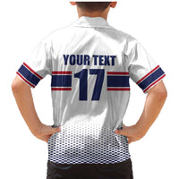 Norway Ice Hockey Custom Family Matching Mermaid Dress and Hawaiian Shirt Norge Polar Bears White Style