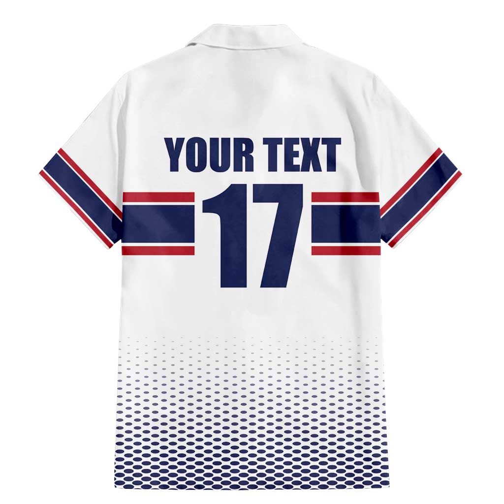 Norway Ice Hockey Custom Family Matching Mermaid Dress and Hawaiian Shirt Norge Polar Bears White Style