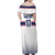 Norway Ice Hockey Custom Family Matching Off Shoulder Maxi Dress and Hawaiian Shirt Norge Polar Bears White Style