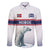 Norway Ice Hockey Custom Family Matching Puletasi and Hawaiian Shirt Norge Polar Bears White Style
