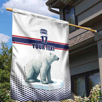 Norway Ice Hockey Custom Garden Flag Norge Polar Bears White Style