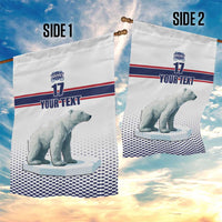 Norway Ice Hockey Custom Garden Flag Norge Polar Bears White Style
