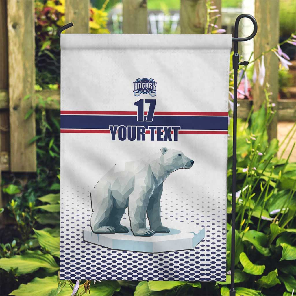 Norway Ice Hockey Custom Garden Flag Norge Polar Bears White Style