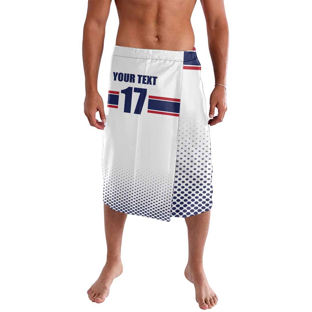 Norway Ice Hockey Custom Lavalava Norge Polar Bears White Style