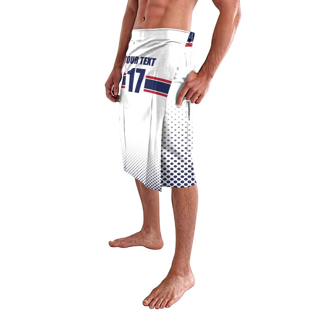 Norway Ice Hockey Custom Lavalava Norge Polar Bears White Style