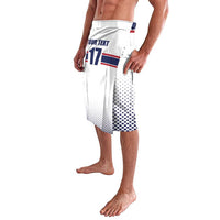 Norway Ice Hockey Custom Lavalava Norge Polar Bears White Style