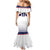 Norway Ice Hockey Custom Mermaid Dress Norge Polar Bears White Style