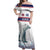 Norway Ice Hockey Custom Off Shoulder Maxi Dress Norge Polar Bears White Style