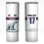 Norway Ice Hockey Custom Skinny Tumbler Norge Polar Bears White Style