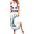 Norway Ice Hockey Custom Summer Maxi Dress Norge Polar Bears White Style