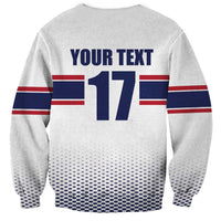 Norway Ice Hockey Custom Sweatshirt Norge Polar Bears White Style