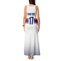 Norway Ice Hockey Custom Tank Maxi Dress Norge Polar Bears White Style