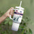 Norway Ice Hockey Custom Tumbler With Handle Norge Polar Bears White Style