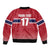 Norway Ice Hockey Custom Bomber Jacket Norge Polar Bears Red Style