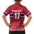Norway Ice Hockey Custom Family Matching Off Shoulder Short Dress and Hawaiian Shirt Norge Polar Bears Red Style