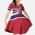 Norway Ice Hockey Custom Family Matching Puletasi and Hawaiian Shirt Norge Polar Bears Red Style