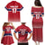 Norway Ice Hockey Custom Family Matching Puletasi and Hawaiian Shirt Norge Polar Bears Red Style