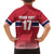 Norway Ice Hockey Custom Family Matching Short Sleeve Bodycon Dress and Hawaiian Shirt Norge Polar Bears Red Style