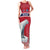 Norway Ice Hockey Custom Family Matching Tank Maxi Dress and Hawaiian Shirt Norge Polar Bears Red Style
