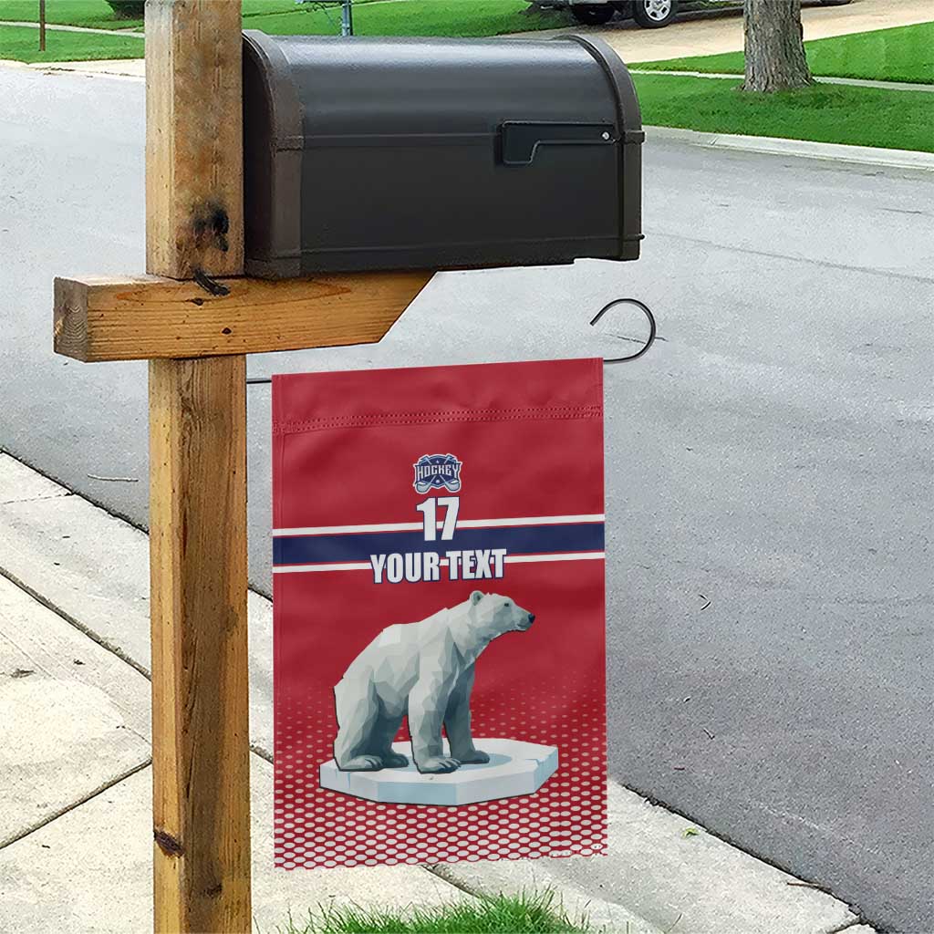 Norway Ice Hockey Custom Garden Flag Norge Polar Bears Red Style