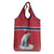 Norway Ice Hockey Custom Grocery Bag Norge Polar Bears Red Style