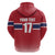 Norway Ice Hockey Custom Hoodie Norge Polar Bears Red Style