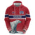 Norway Ice Hockey Custom Hoodie Norge Polar Bears Red Style