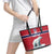 Norway Ice Hockey Custom Leather Tote Bag Norge Polar Bears Red Style