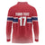 Norway Ice Hockey Custom Long Sleeve Polo Shirt Norge Polar Bears Red Style