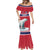 Norway Ice Hockey Custom Mermaid Dress Norge Polar Bears Red Style