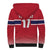 Norway Ice Hockey Custom Sherpa Hoodie Norge Polar Bears Red Style