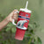 Norway Ice Hockey Custom Tumbler With Handle Norge Polar Bears Red Style