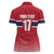 Norway Ice Hockey Custom Women Polo Shirt Norge Polar Bears Red Style