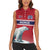 Norway Ice Hockey Custom Women Sleeveless Polo Shirt Norge Polar Bears Red Style