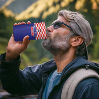 Custom Croatia Football 4 in 1 Can Cooler Tumbler Sporty Style