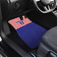 Custom Croatia Football Car Mats Sporty Style